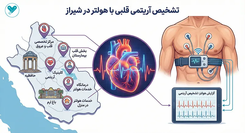 مراکز نصب هولتر قلب در شیراز
